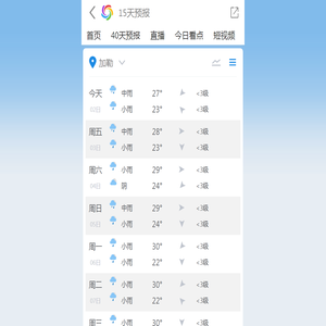 【加勒天气预报15天_加勒天气预报15天查询】-中国天气网